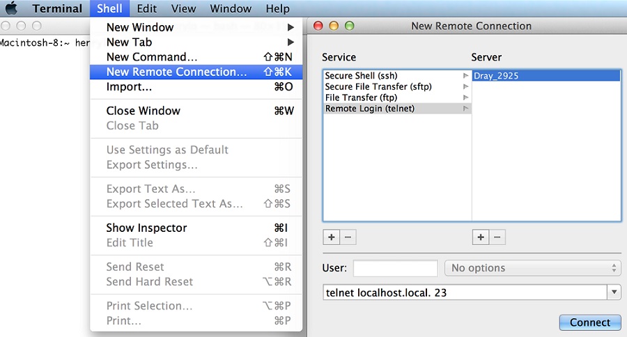 a screenshot of macOS